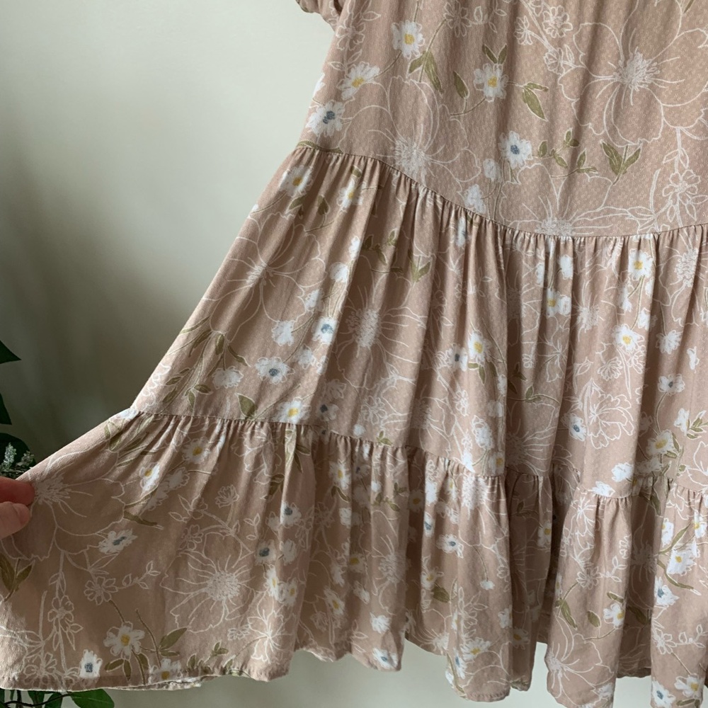 By Together Floral Puffed Sleeve Dress - Picture 7 of 10
